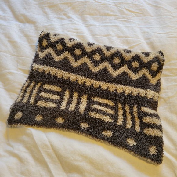 Saranoni double layer Bambino Mini Blanket in Mud Cloth - Picture 3 of 3